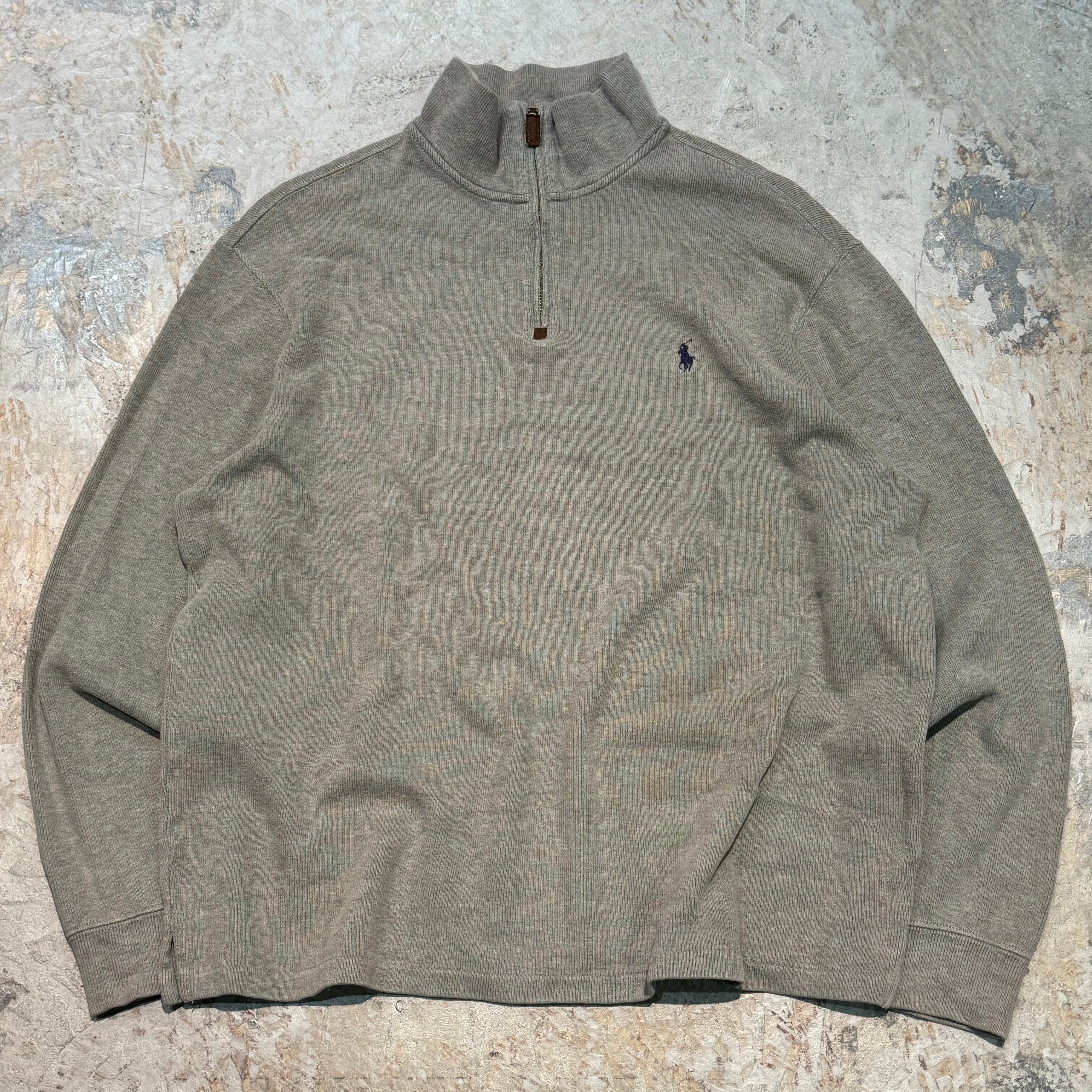 Half zip knit – 古着屋 MUJIN