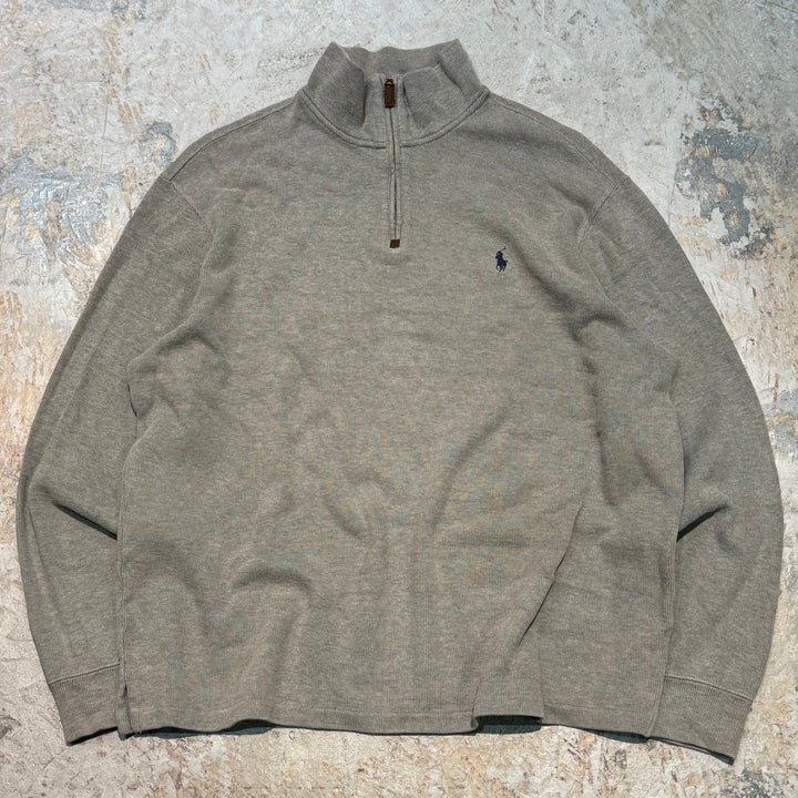 古着 90's~ POLO by Ralph Lauren/ ポロ バイ ラルフローレン/ ハーフジップニットセーター/ サイズL