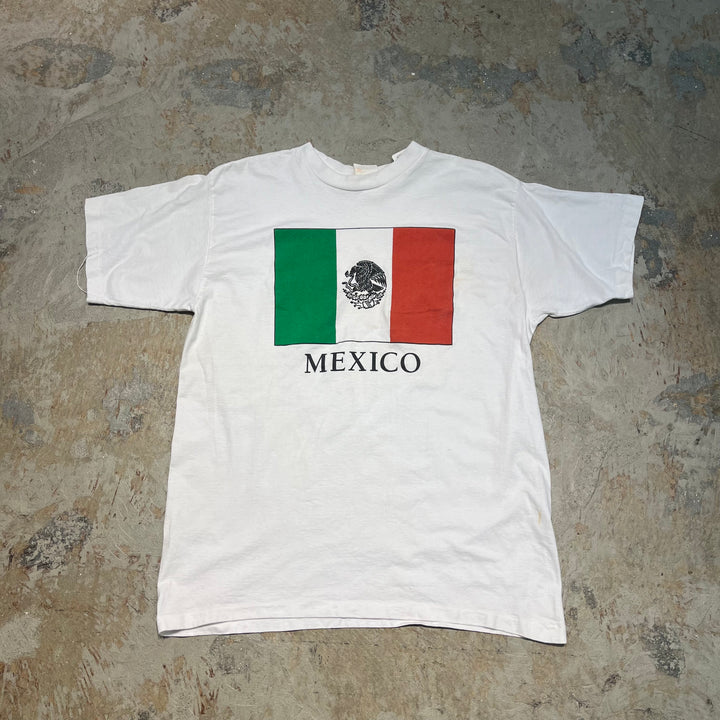 古着 MEXICO/メキシコ/ヴィンテージ シングルステッチ プリントTシャツ/サイズXL相当