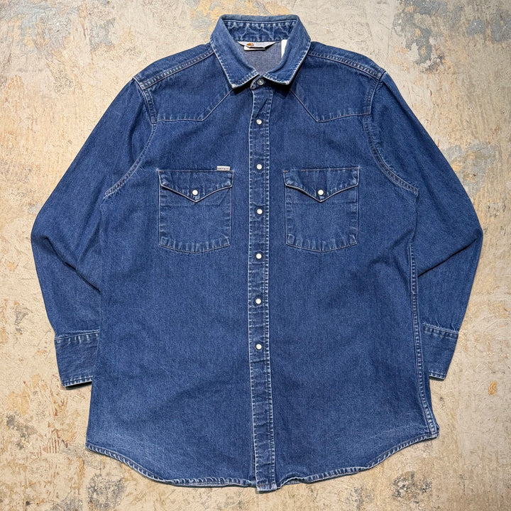 古着 Carhartt/ カーハート/ デニムウエスタンシャツ/ サイズXL相当
