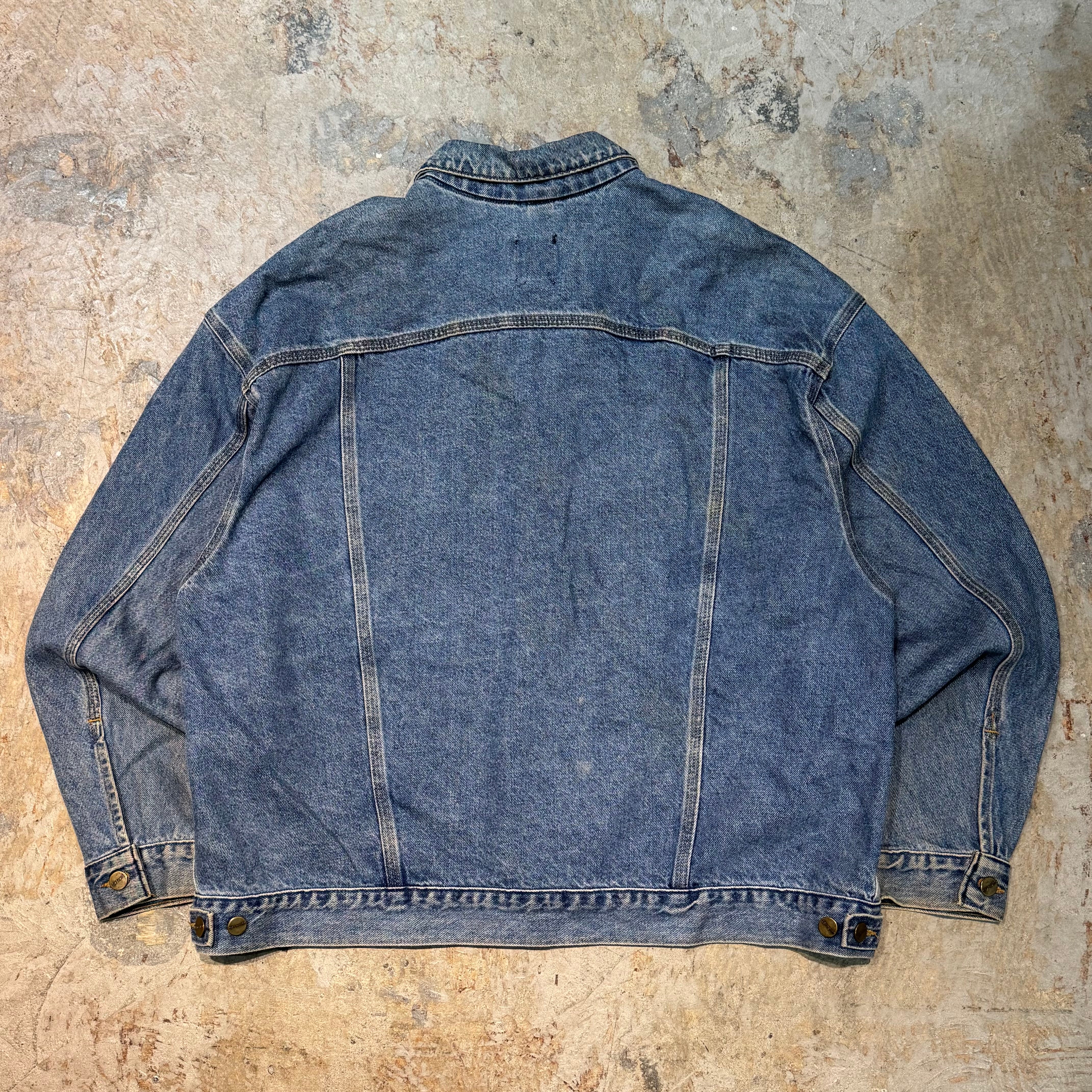 多*★様 Carhartt カーハート デニムジャケット Lサイズ インディゴ 中古・古着通販】CarHartt (カーハート) 裏地ブランケットデニム