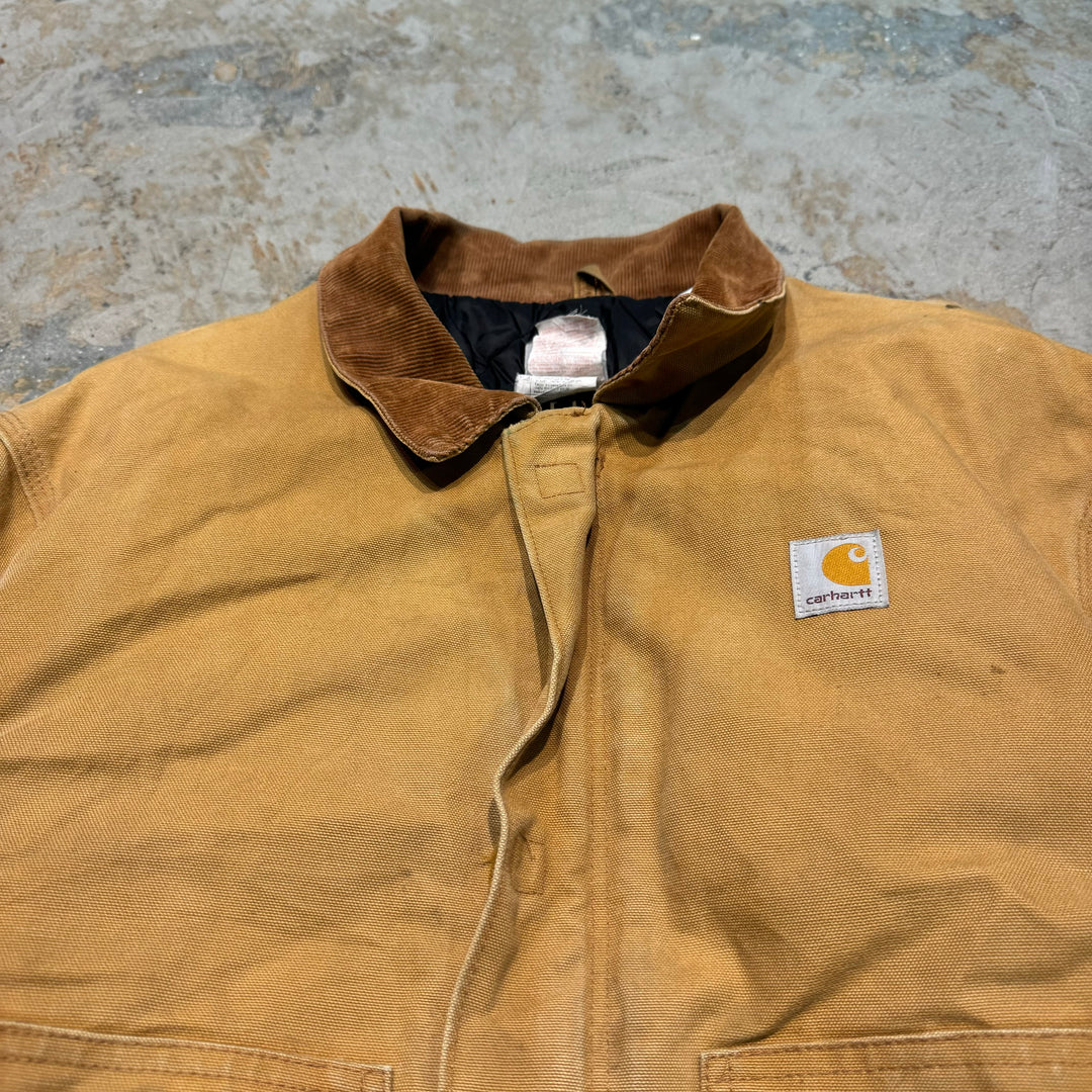 古着 carhartt/ カーハート/トラディショナルジャケット/ ダック地/ 裏地キルティング / サイズL