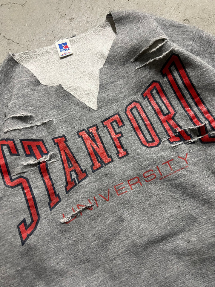 #MA04 古着 80's ''ボロ''Russell Athletic/ラッセル アスレチック/College Sweat Shirts/カレッジロゴスウェット/STANFORD/スタンフォード大学/MADE IN USA/サイズXL