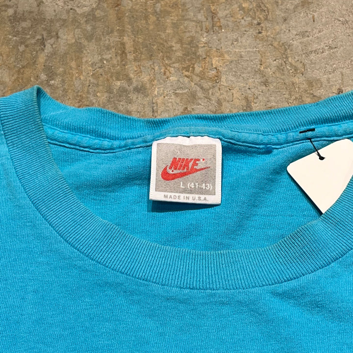 古着 90's USA製 NIKE/ナイキ / 銀タグ / JUST DO IT . / ヴィンテージ シングルステッチ プリントTシャツ/サイズL