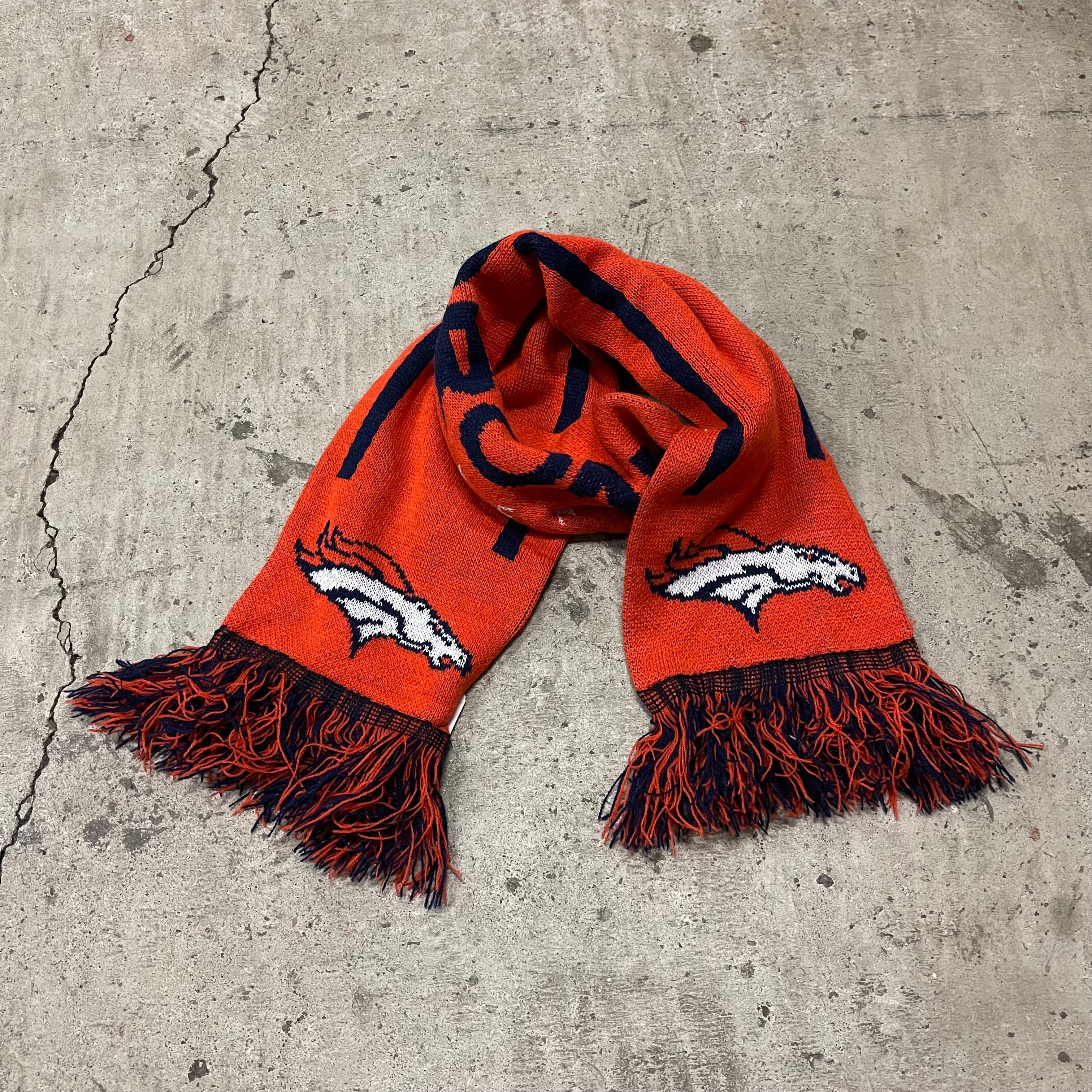 3078 古着 スポーツマフラー/DENVER BRONCOS/デンバー・ブロンコス