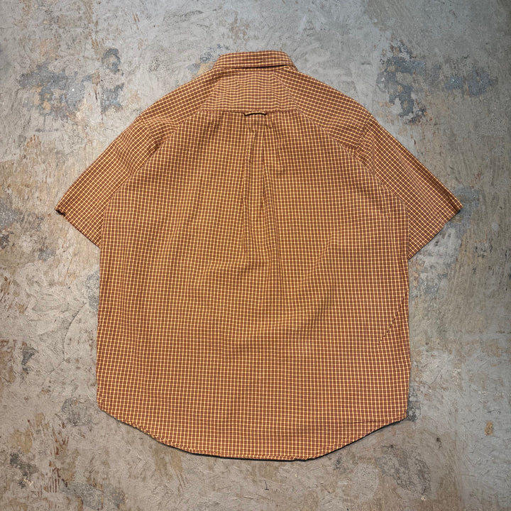 旧衣服cabelas/ kabelas /纽扣短袖衬衫/尺寸M