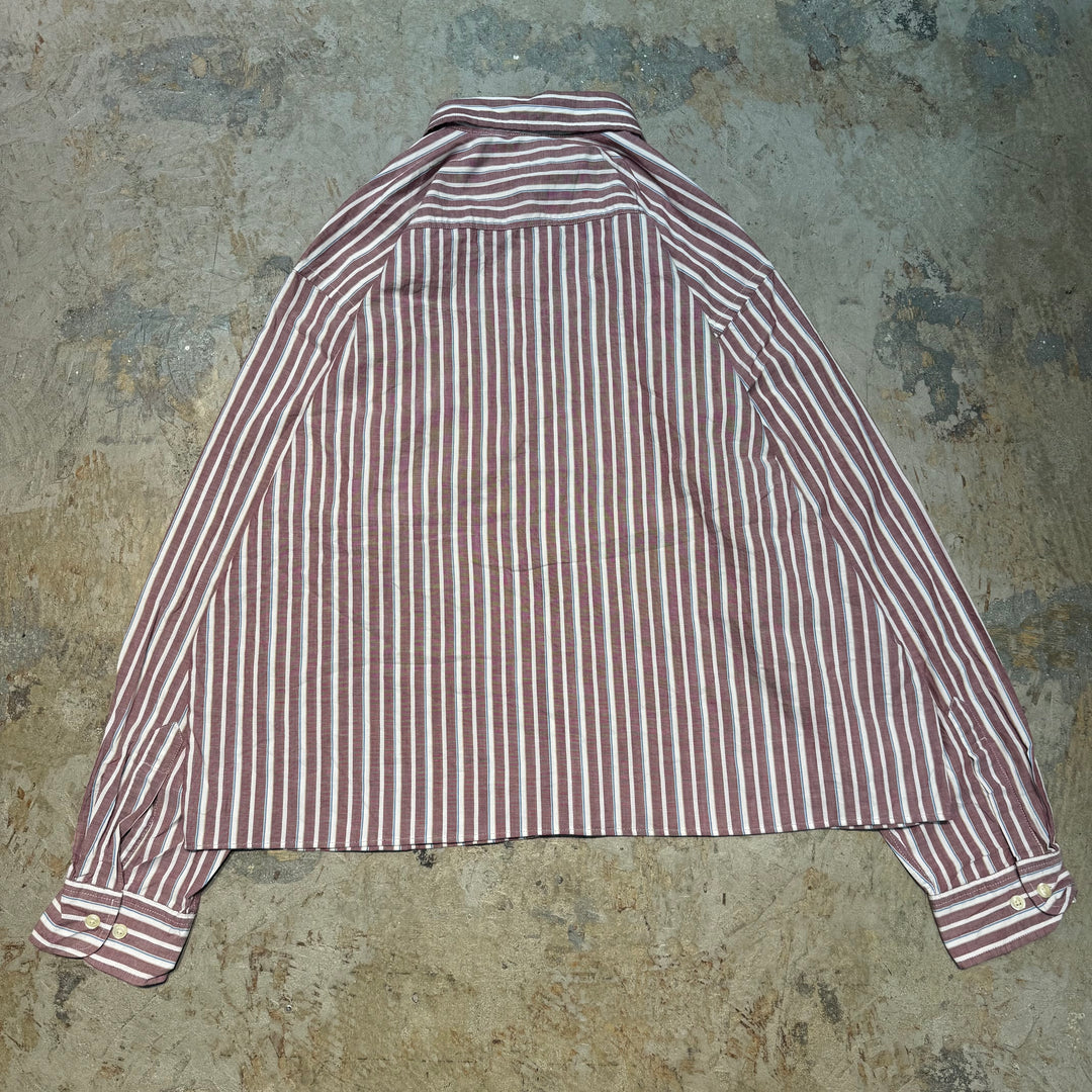 古着 GAP/ ギャップ/ ボタンダウン長袖シャツ/ ストライプ柄/ サイズL