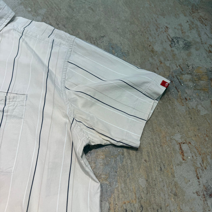 Second-hand clothing THE NORTH FACE/The North Face/Button-down short-sleeved shirt/Stripe pattern/Size XXL