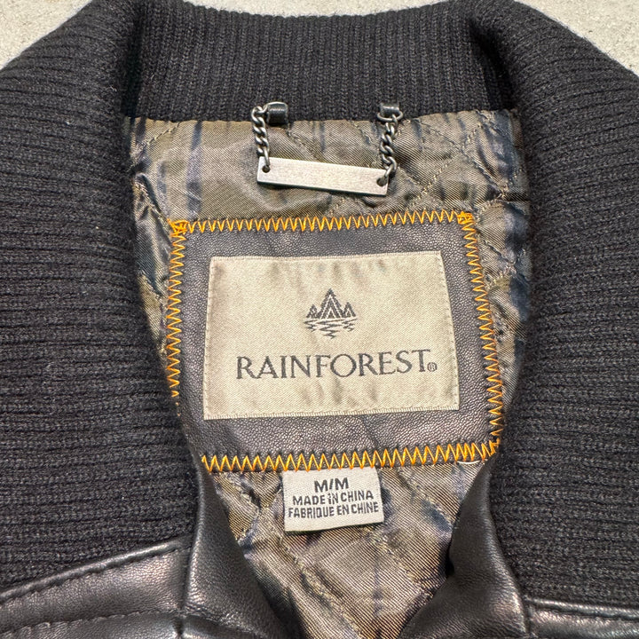 古着 RAINFOREST /レインフォレスト/本革ジップアップレザージャケット/サイズM