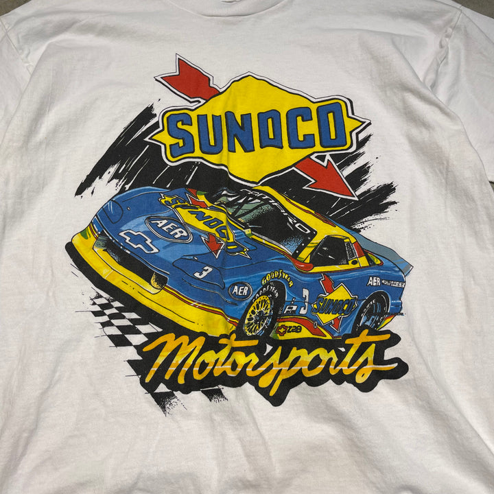 古着 90's~ USAVINTAGE / スノコ･モータースポーツ/ 自動車レースチーム / ヴィンテージ シングルステッチ プリントTシャツ / サイズL-XL相当