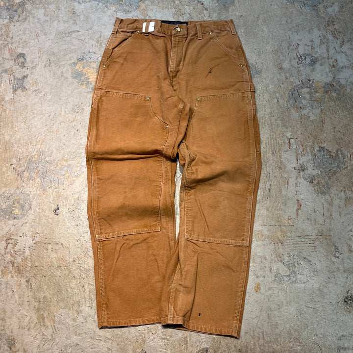 美國製造的二手服裝Carhartt/ Double Knee Painter褲子/實際尺寸30 x 29