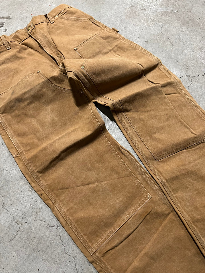 #MA05 古着 98's Carhartt/カーハート/ Duck Painter Pants/ダック地 ペインターパンツ/ワークパンツ/実寸サイズ36/32