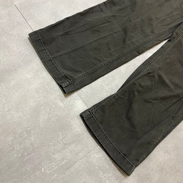 #1708 Vintage Carhartt Duck Work Pants / RELAXED FIT / Size 34×32