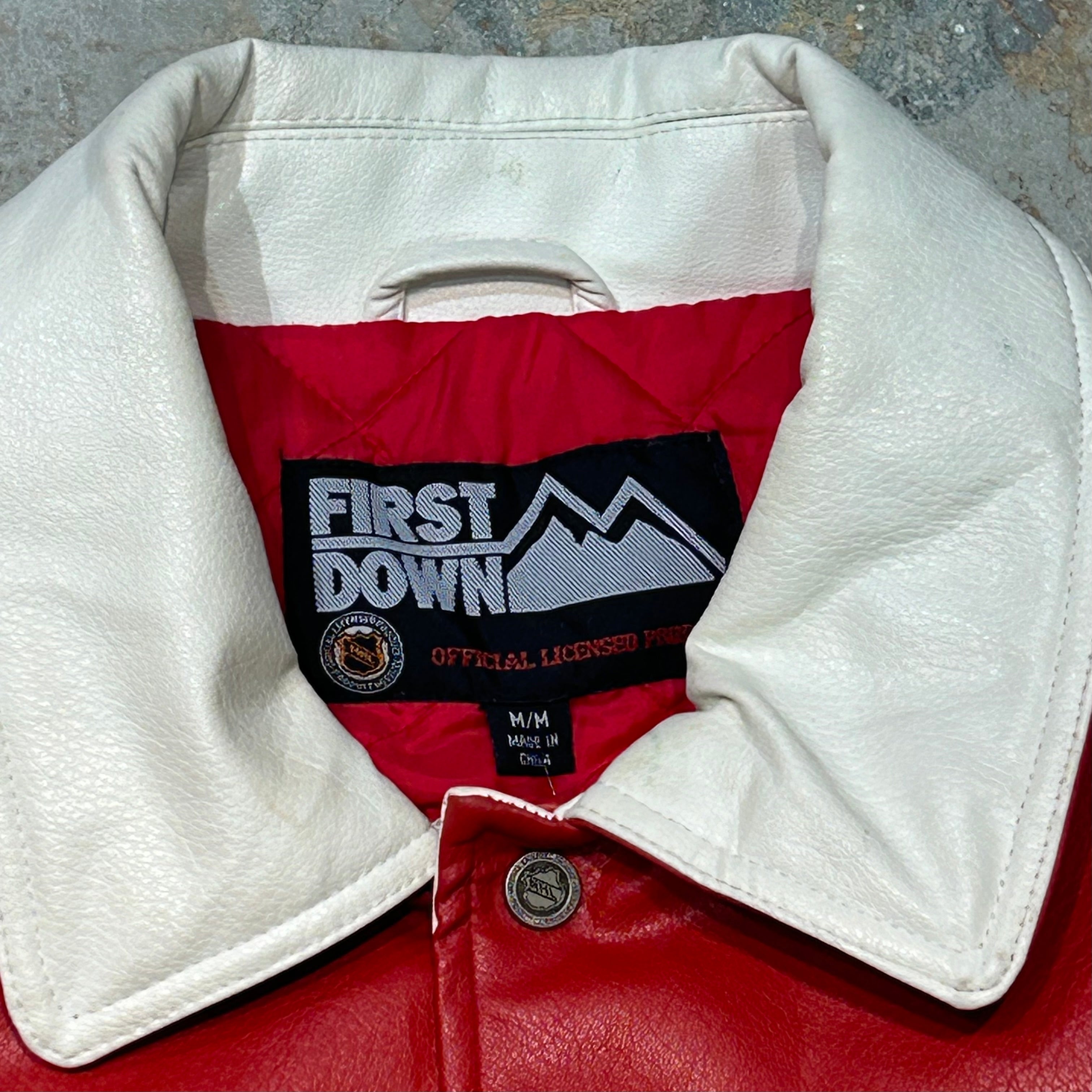 Vintage clothing FIRST DOWN/First Down/Leather Jacket