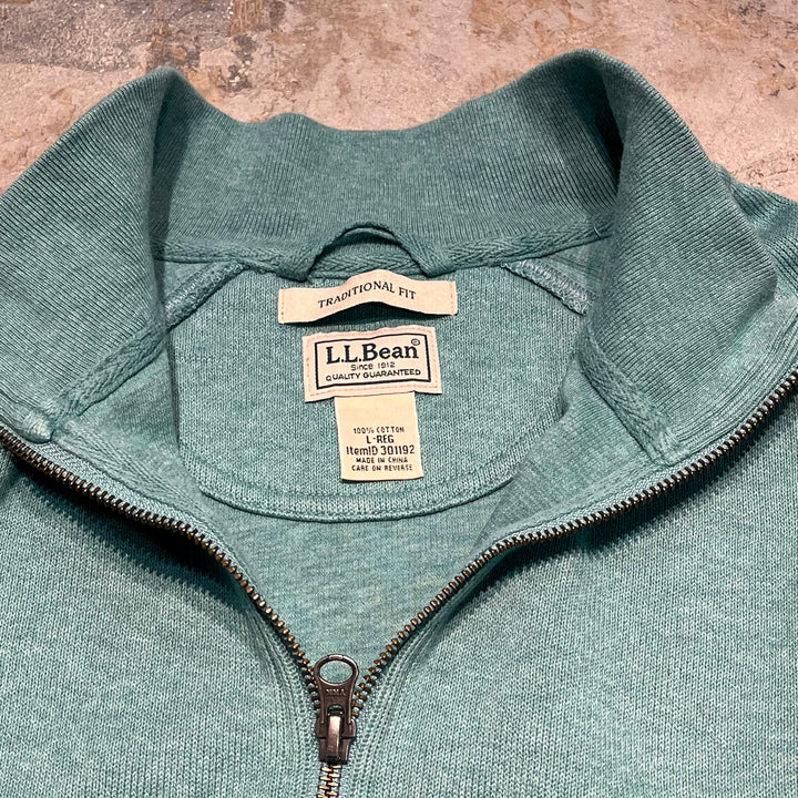 #3356 L.L.Bean/エルエルビーン/Half zip sweat/ハーフジップスウェット/サイズ L