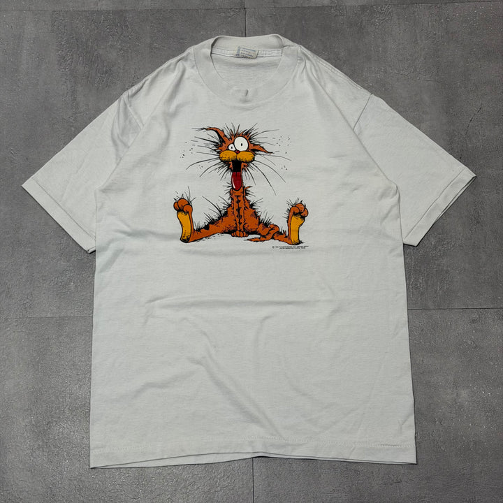 古着 USA製 86's Bill the Cat/ ビル ザ キャット/ キャラクターTシャツ/ シングルステッチ/ サイズM