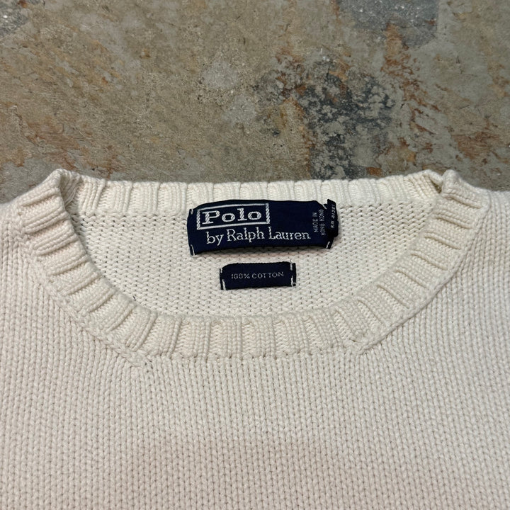 古着 POLO by Ralph Lauren/ ポロ バイ ラルフローレン/  クルーネックニットセーター/サイズXL