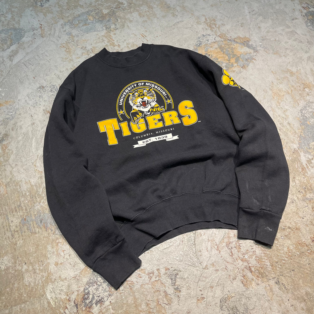 #3797 古着 GALT CREW/Crew Neck Sweat Shirts/クルースウェット/UNIVERSITY OF MISSOURI TIGERS/MADE IN U.S.A/サイズXL