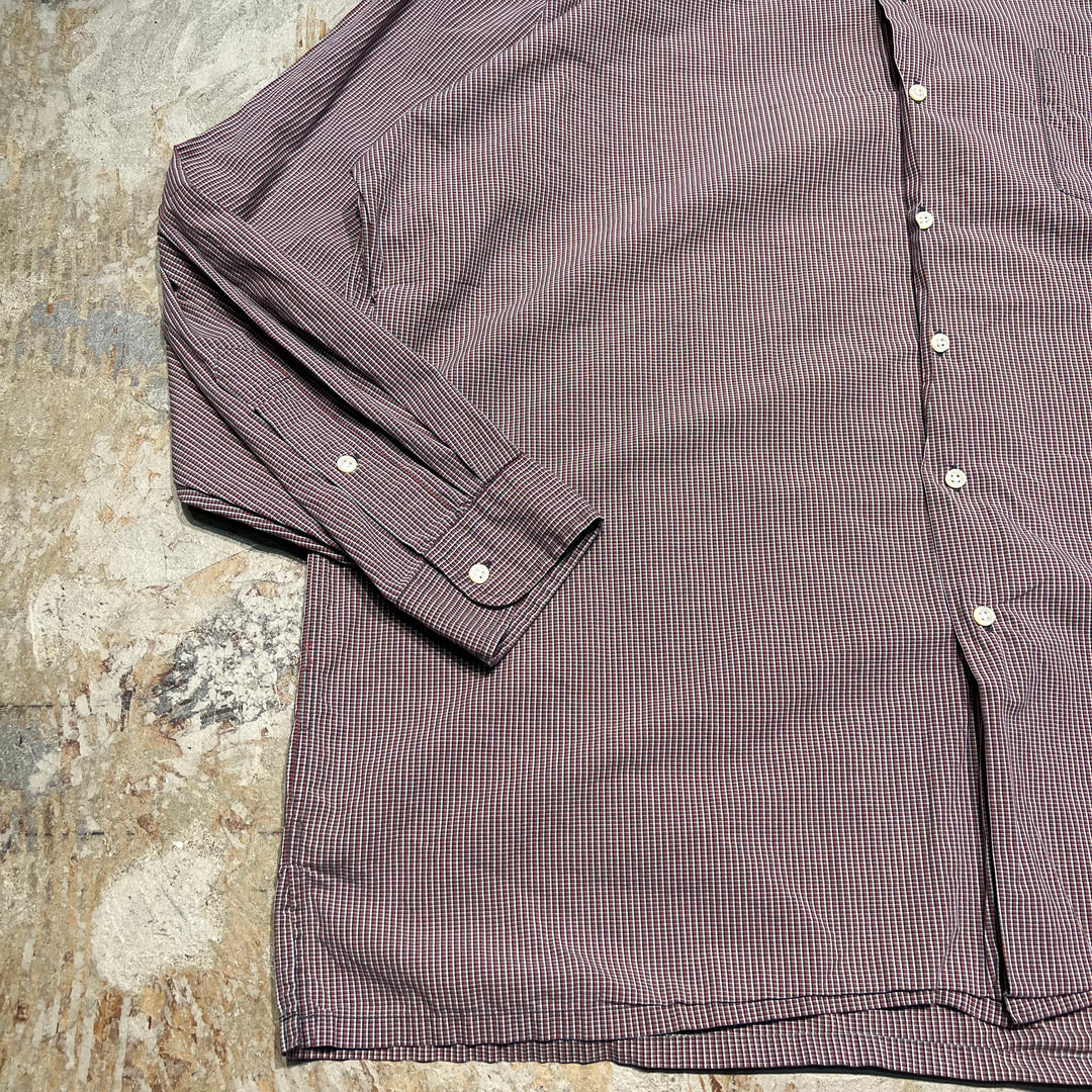 #4398 古着 Ralph Lauren/ラルフローレン/Long Sleeve Button Down Shirt/Check/チェック/長袖ボタンダウンシャツ/サイズXXL