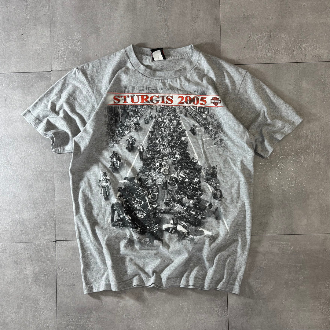 古着 USA製 Harley-Davidson ハーレーダビッドソン プリントTシャツ サイズL