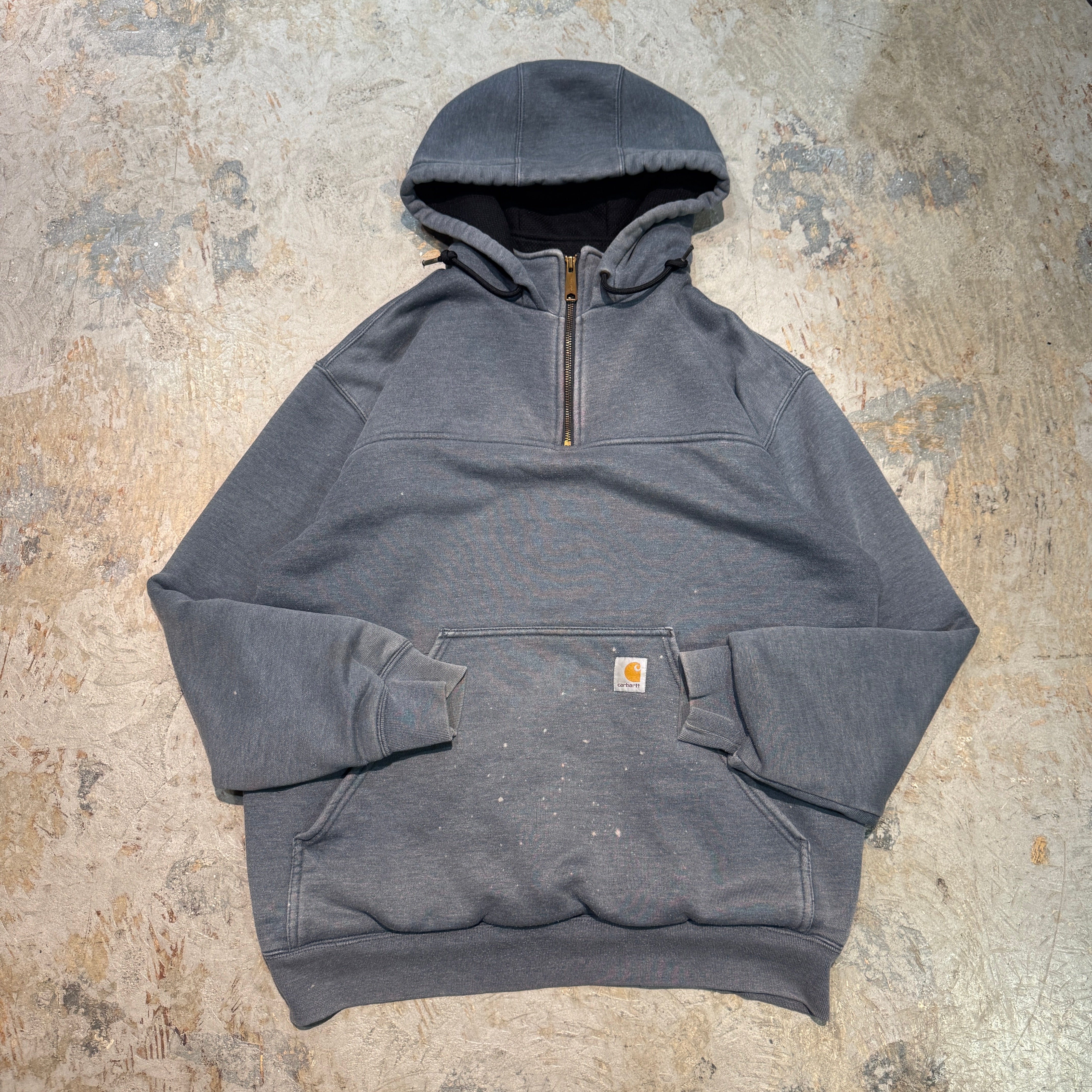古着 carhartt/カーハート/ハーフジップスウェット/裏地メッシュ