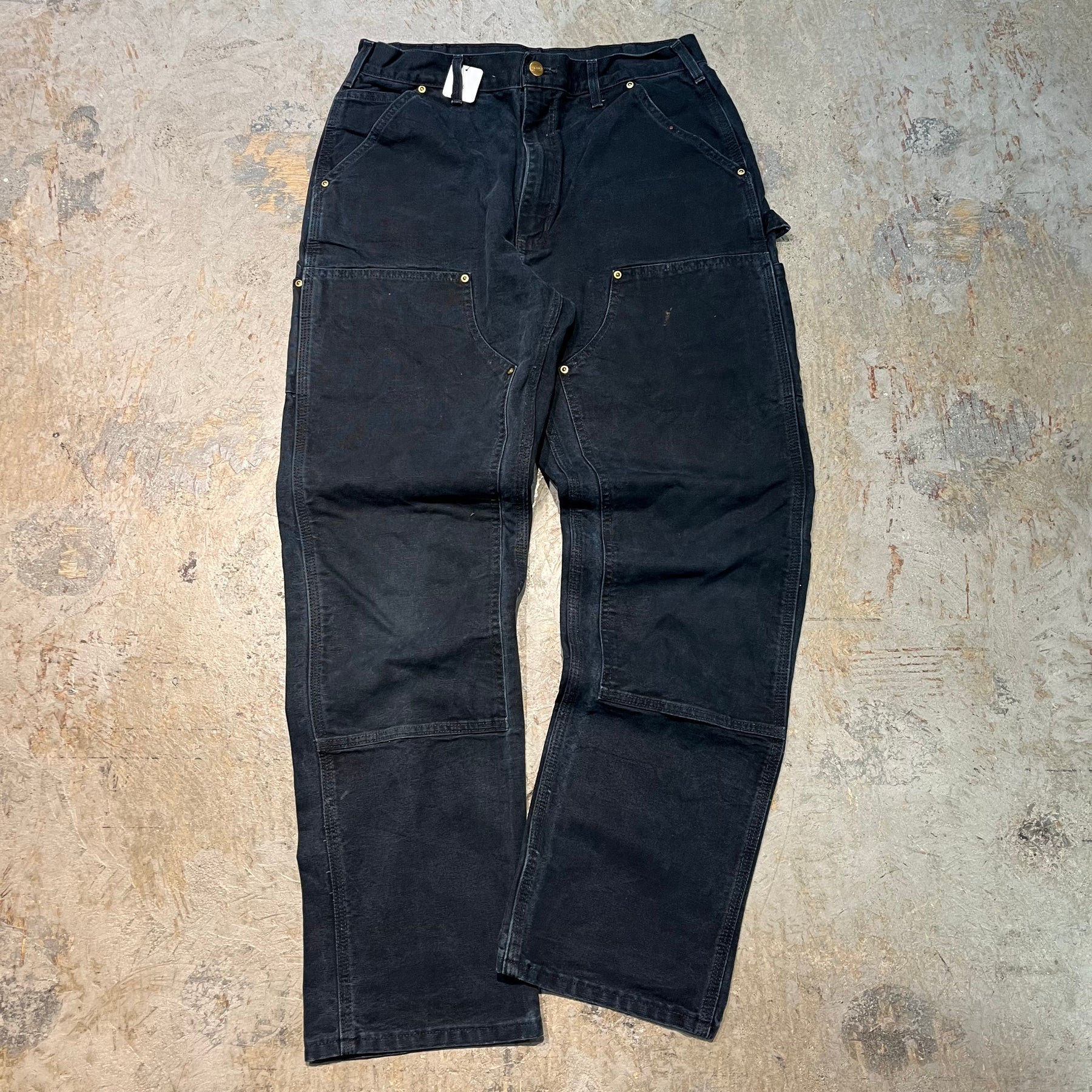 d*i様 カーハート ダブルニー 34x32 実寸 32x31 90s USA製 古着 USA製 Carhartt/ カーハート/ ダブルニーペインターパンツ