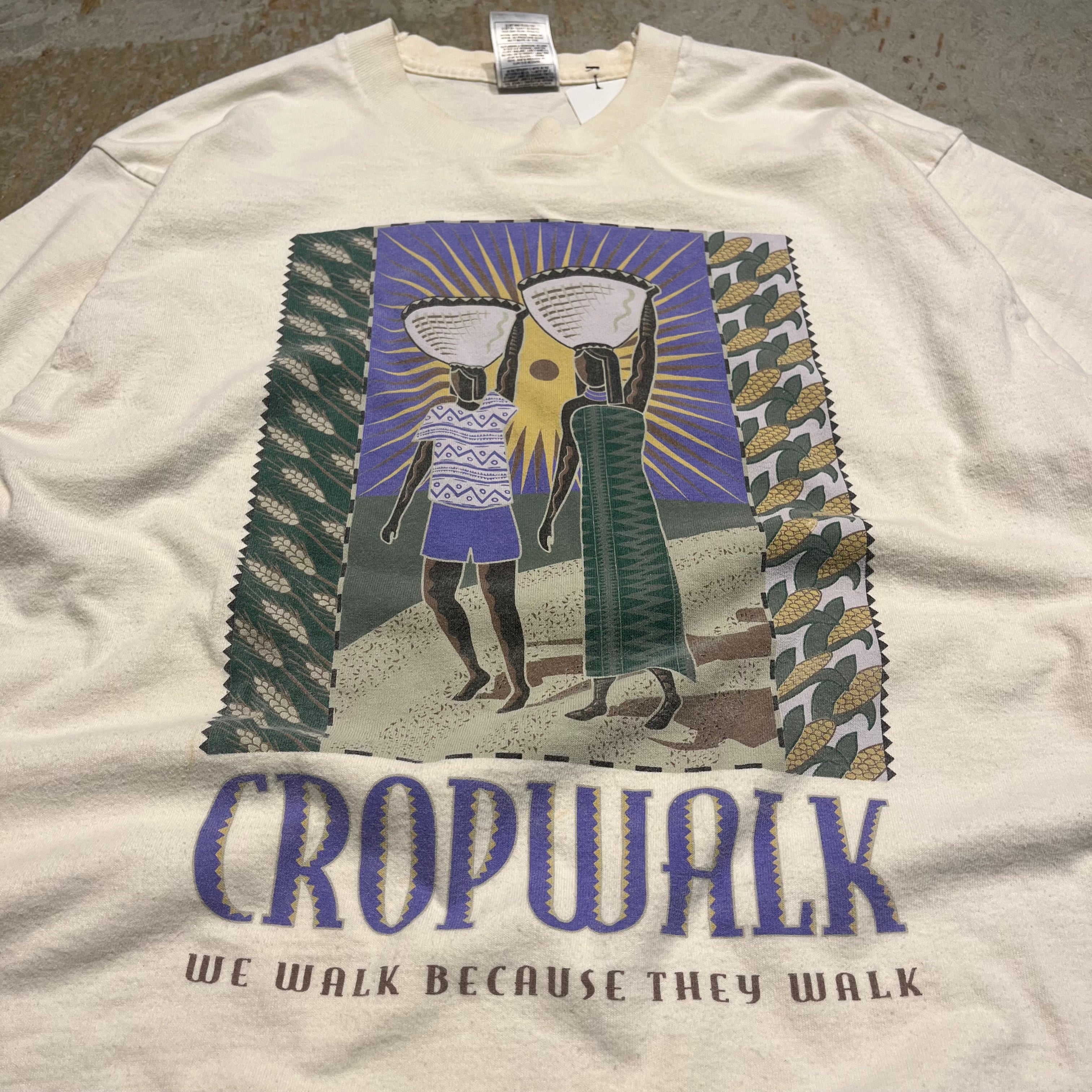 古着 90s USA製 クロップウォーク/民族/地球/環境/ヴィンテージ