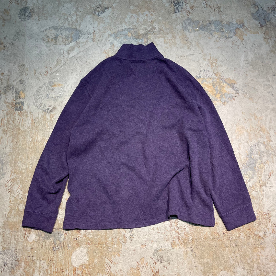 #3856 古着 POLO by Ralph Lauren/ポロバイラルフローレン/Half zip knit/ハーフジップニッセーター/サイズXXL