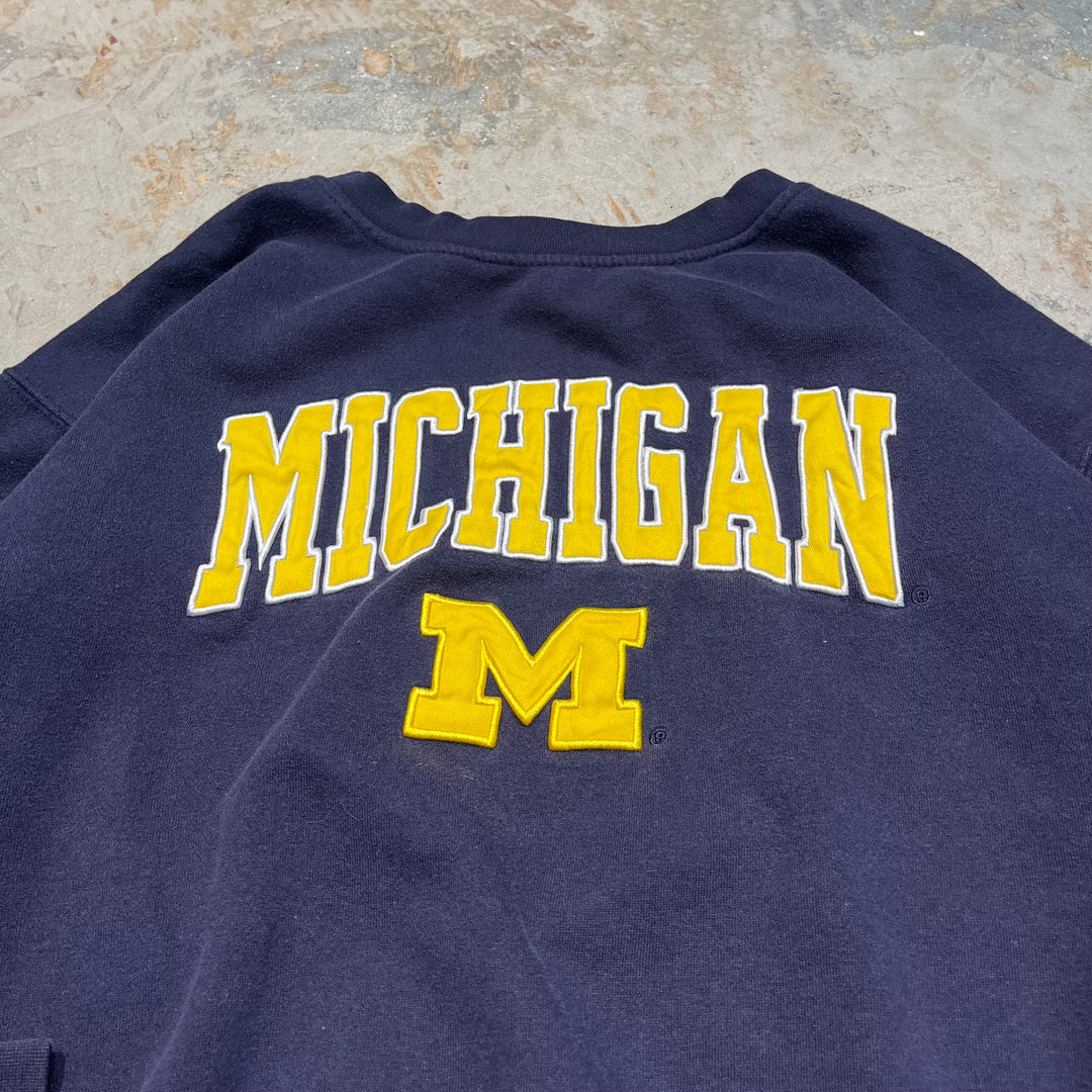 #3941 古着 unknow/Crew neck sweat/クルーネックスウェット/MICHIGAN/サイズXXL