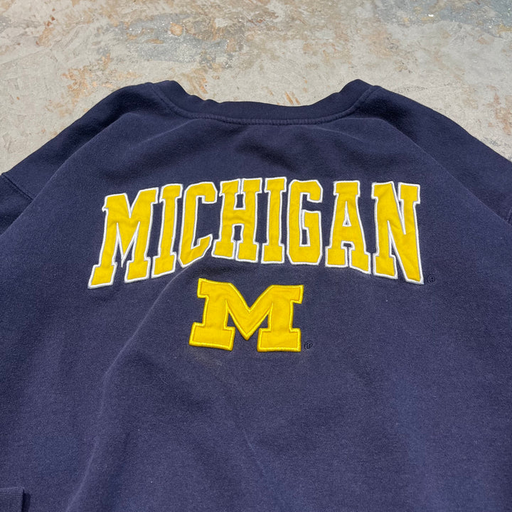 #3941 古着 unknow/Crew neck sweat/クルーネックスウェット/MICHIGAN/サイズXXL