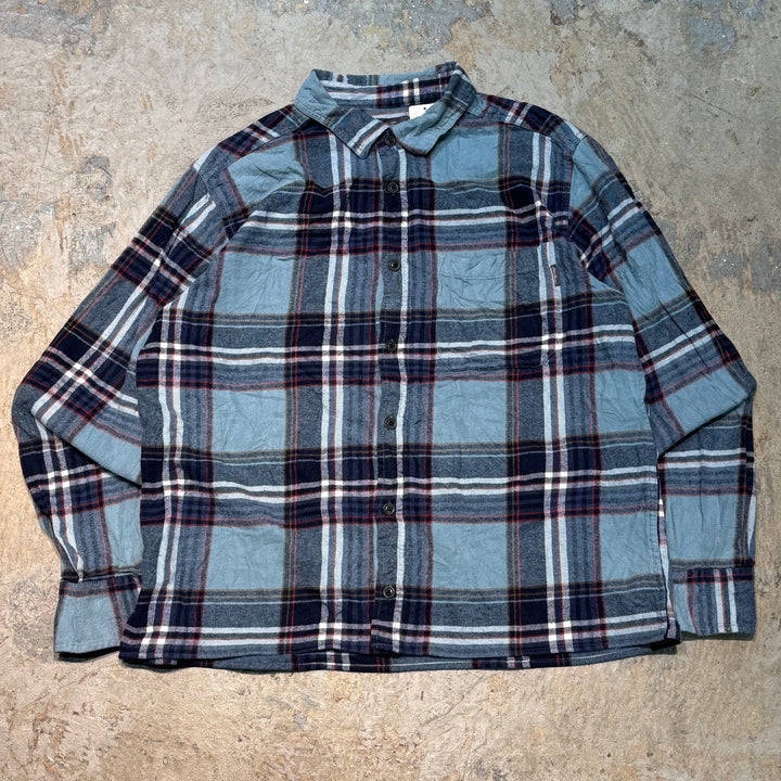 古着 Eddie Bauer/ エディー･バウアー/ フランネルシャツ/ チェック柄/ リメイク/ サイズL