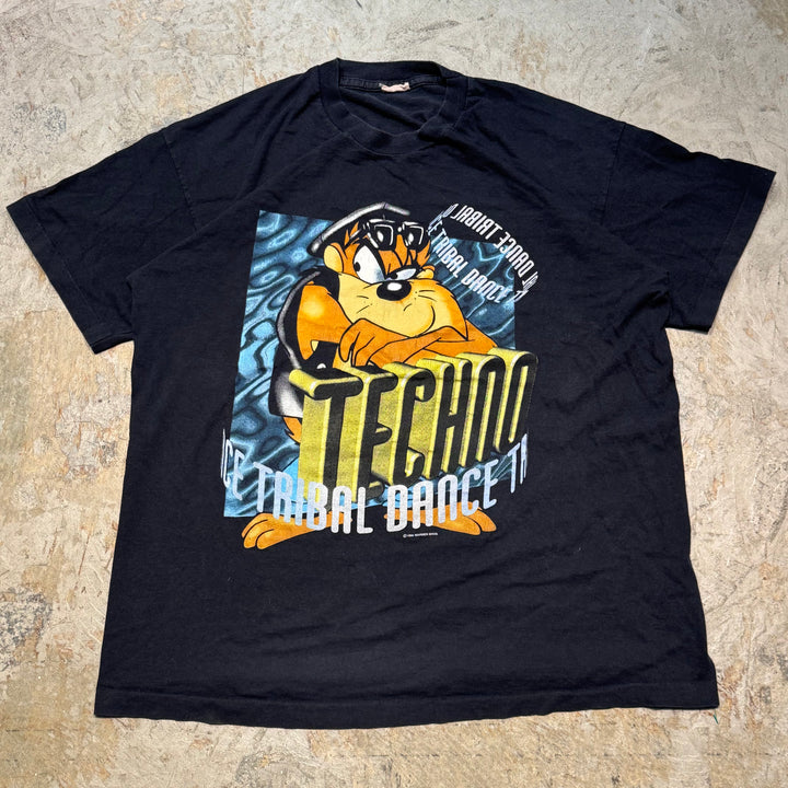 古着 90's LOONEY TUNES/ルーニー・テューンズ/ プリントTシャツ/ サイズXL相当
