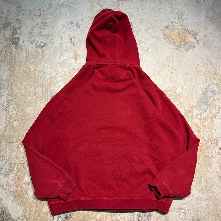 #1966 古着 Unknow/Pull Over Hoody /プルオーバーパーカー/カレッジロゴ/サイズXL相当