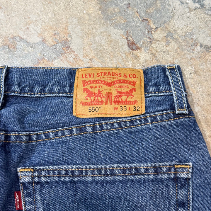 旧衣服Levi's/李维斯/牛仔裤/ 550/实际尺寸32×31