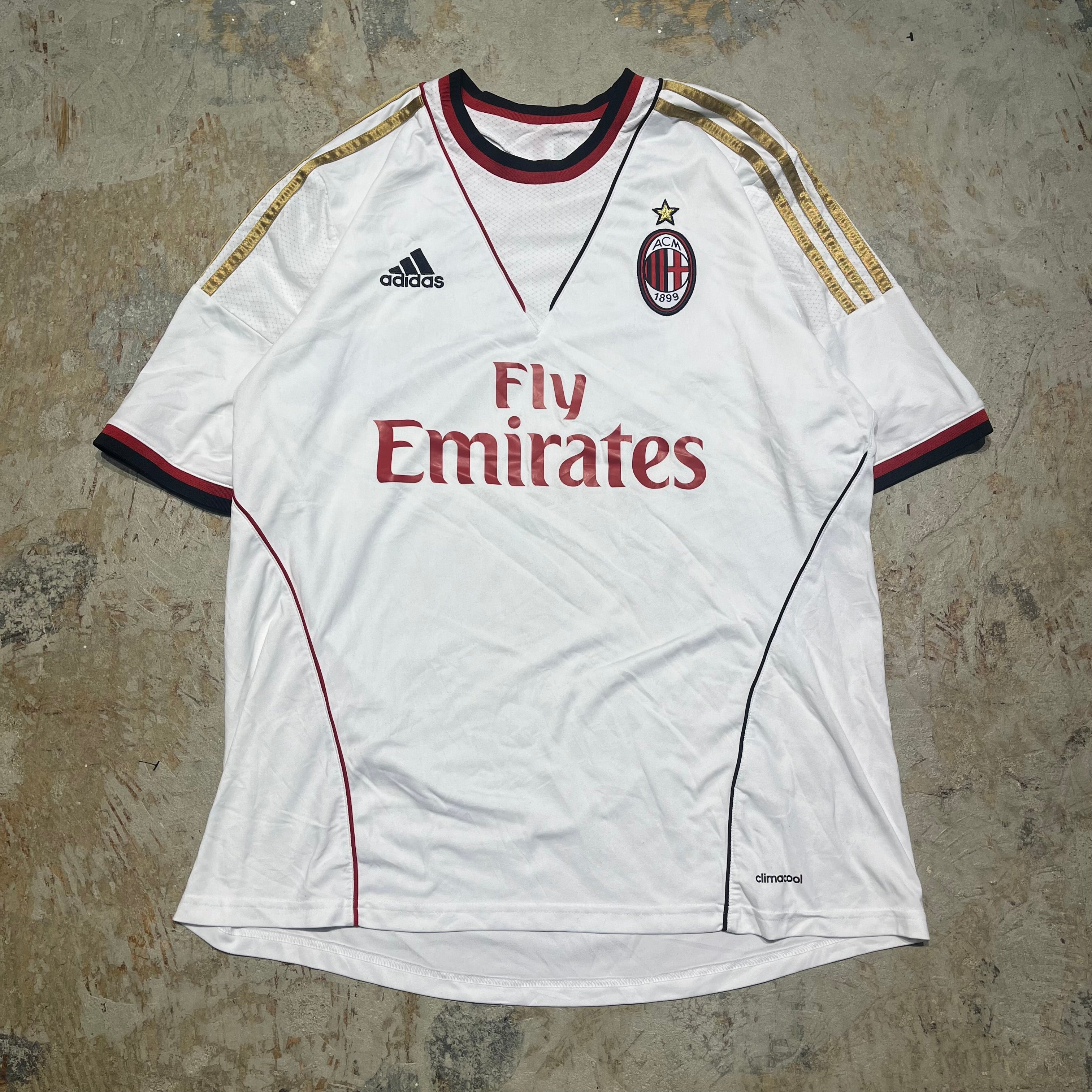 ウェア 00s adidas AC Milan soccer shirt kit y2k AC MILAN JERSEY VINTAGE HOME FOOTBALL SHIRT 2000 - 2002
