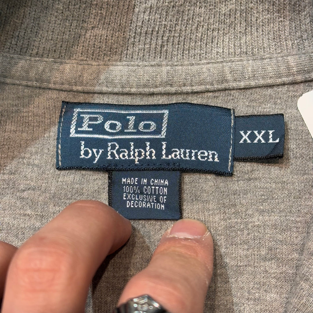 古着 POLO by Ralph Lauren/ ポロラルフローレン/ ハーフジップニットセーター/ サイズXXL