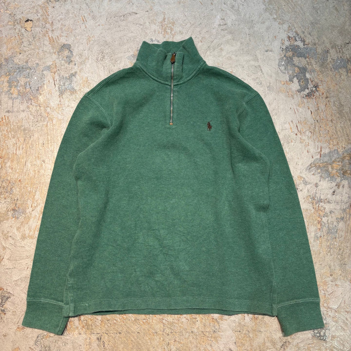 古着 POLO by Ralph Lauren/ ポロラルフローレン/ ハーフジップニットセーター/ サイズS