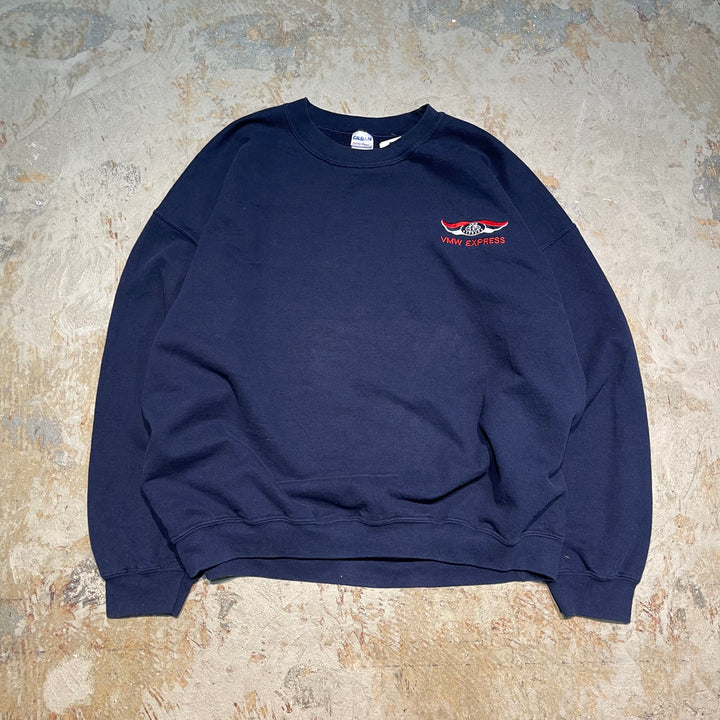 #2072 古着 GILDAN/ギルダン/Crewneck Sweat/クルーネックスウェット/企業系/刺繍ロゴ/サイズ2XL