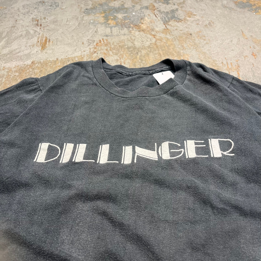 古着 DILLINGER/ザ ロックンロール アウトローズ/ヴィンテージ シングルステッチ プリントTシャツ/サイズM-L相当