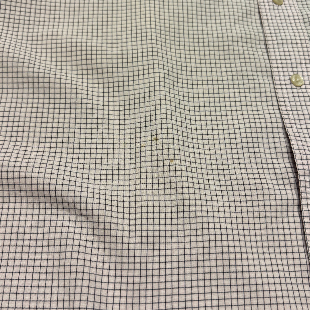 古着 CHAPS RALPH LAUREN/ チャップス ラルフ ローレン/  ボタンダウン半袖シャツ/ リメイク/ チェック柄/ サイズXL