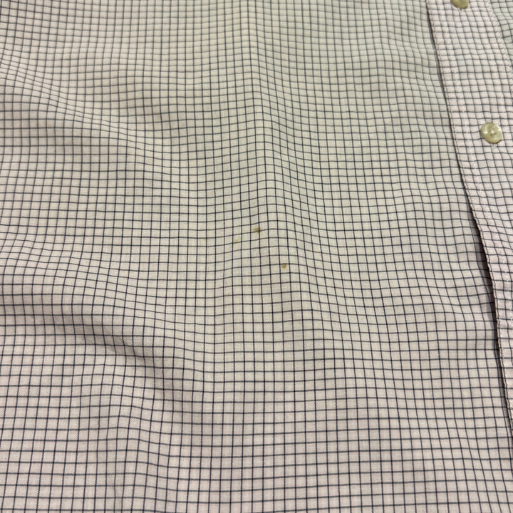 古着 CHAPS RALPH LAUREN/ チャップス ラルフ ローレン/  ボタンダウン半袖シャツ/ リメイク/ チェック柄/ サイズXL