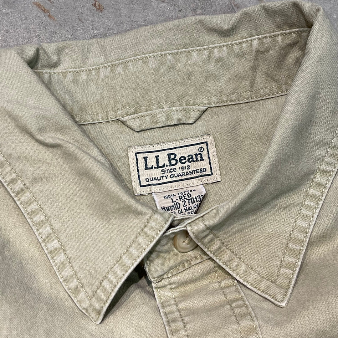 #4424 古着 L.L.Bean/エルエルビーン/Long Sleeve Shirt/長袖シャツ/サイズL