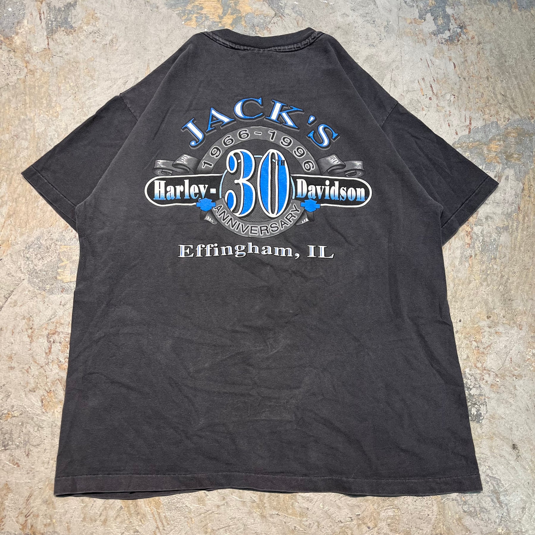 USA製　ハーレーダビッドソン　Tシャツ　古着　プリント　バイク　レトロ　L 黒 古着 USA製 90's〜 Harley-Davidson/ハーレーダビッドソン