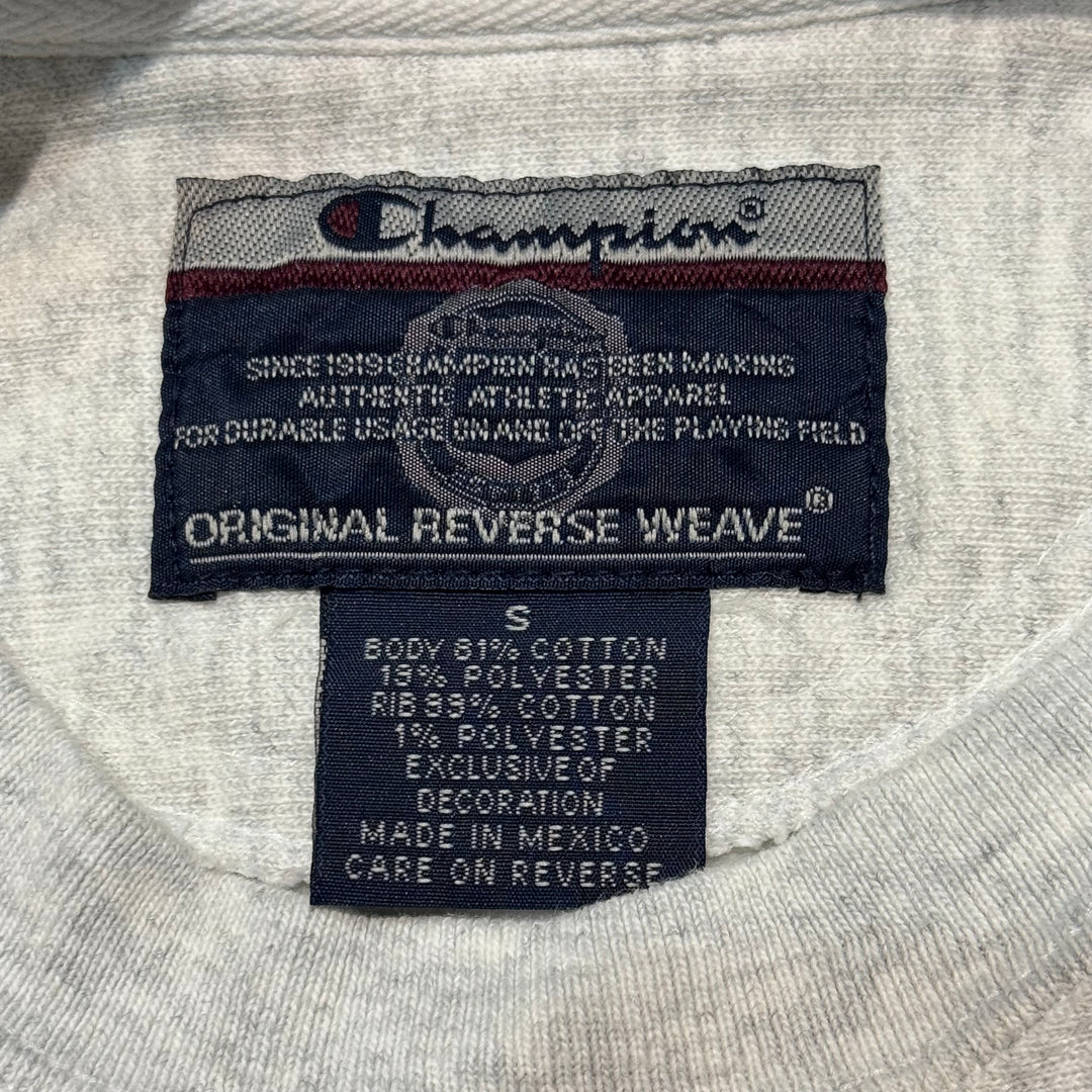 古着 00's Champion/ チャンピオン/リバースウィーブ/ クルーネックスウェット/カレッジロゴ/サイズS