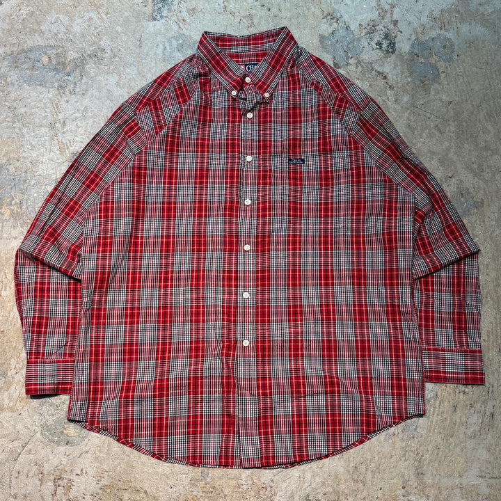 古着 CHAPS RALPH LAUREN/ チャップス ラルフ ローレン/  ボタンダウン長袖シャツ/ チェック柄/ サイズXL