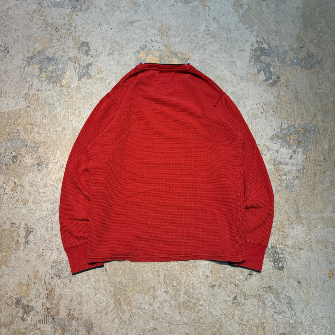 중고 의류 Polo Ralph Lauren/Polo Ralph Lauren/V-Neck Waffle Long Sleeve T-Shirt/Size M