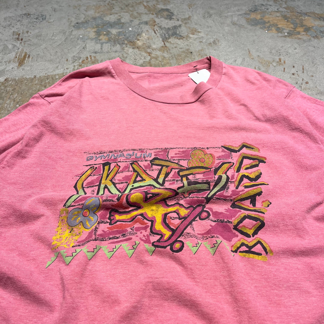 古着 USAVINTAGE / SKATES / シングルステッチ ヴィンテージ プリントTシャツ / サイズM相当