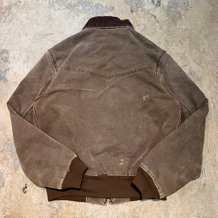 古着 carhartt/ カーハート/ サンタフェジャケット/襟コーデュロイ/サイズM相当