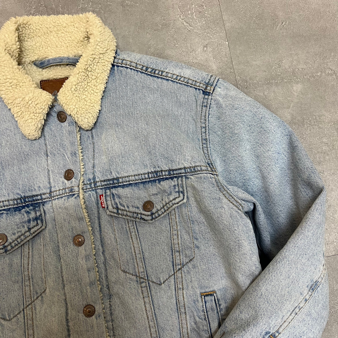 #1837 Old clothes/Levi's/Denim boa jacket/Size M equivalent