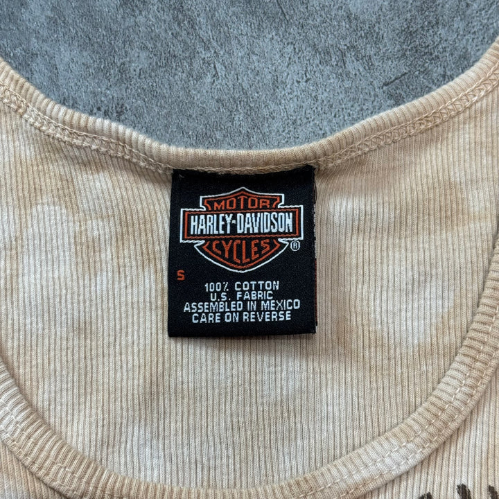 古着 Harley-Davidson ハーレーダビッドソン プリントタンクトップ レディース Y2K サイズS